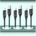 Дата кабель USB 2.0 AM to Lightning 1.0m braided black XO (NB235_L_Black)