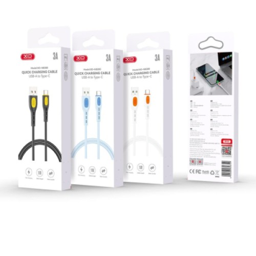 Дата кабель USB 2.0 AM to USB-C 1.0m white XO (NB280_C_White)