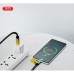 Дата кабель USB 2.0 AM to USB-C + USB 2.0 AM to Lightning 1.0m 60W black XO (NB283_4-in-1_Black)