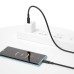 Дата кабель USB-C to USB-C 1.0m 100W braided black XO (NBQ199_С_Black)