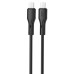Дата кабель USB-C to USB-C 1.0m 60W black XO (NBQ231B_Black)