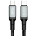 Дата кабель USB-C to USB-C 1.0m 240W black XO (NBQ264A_С_Black)