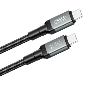Дата кабель USB-C to USB-C 2.0m 240W black XO (NBQ264B_С_Black)
