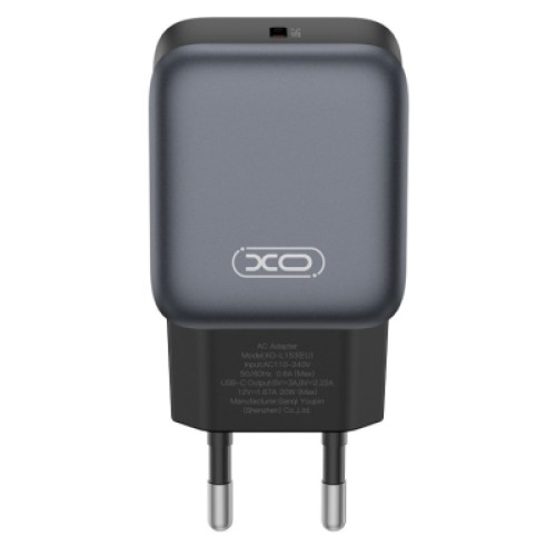 Зарядное устройство XO USB-C PD20W black (L153_Black) Зарядное устройство XO USB-C PD20W black (L153_Black)
