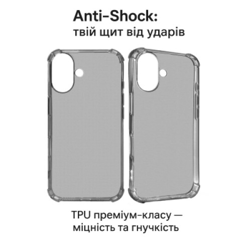 Чехол для мобильного телефона BeCover Anti-Shock Apple iPhone 17 Grey (713794) Чехол для мобильного телефона BeCover Anti-Shock Apple iPhone 17 Grey (713794)