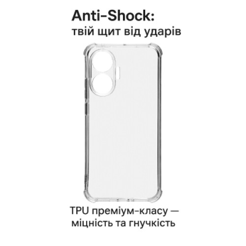 Чехол для мобильного телефона BeCover Anti-Shock Poco F7 Clear (713807) Чехол для мобильного телефона BeCover Anti-Shock Poco F7 Clear (713807)
