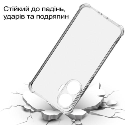 Чехол для мобильного телефона BeCover Anti-Shock Poco F7 Clear (713807) Чехол для мобильного телефона BeCover Anti-Shock Poco F7 Clear (713807)