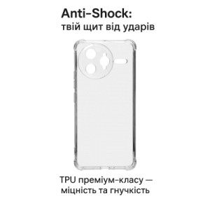 Чохол до мобільного телефона BeCover Anti-Shock Poco F7 Ultra Clear (713808)
