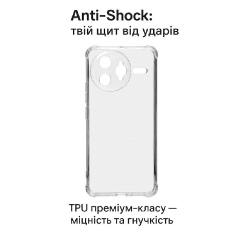 Чехол для мобильного телефона BeCover Anti-Shock Poco F7 Ultra Clear (713808) Чехол для мобильного телефона BeCover Anti-Shock Poco F7 Ultra Clear (713808)