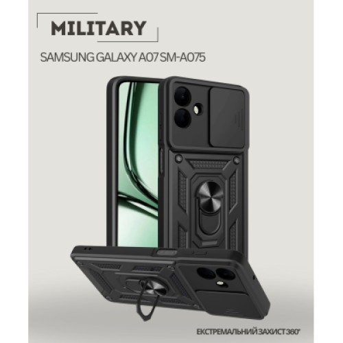 Чехол для мобильного телефона BeCover Military Samsung Galaxy A07 SM-A075 Black (713897) Чехол для мобильного телефона BeCover Military Samsung Galaxy A07 SM-A075 Black (713897)