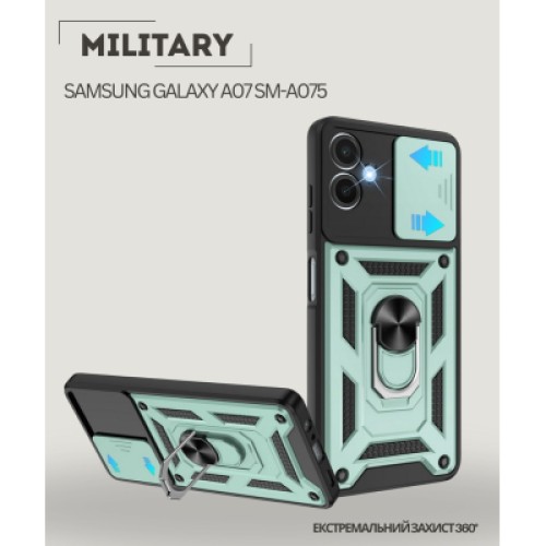 Чехол для мобильного телефона BeCover Military Samsung Galaxy A07 SM-A075 Dark Green (713899) Чехол для мобильного телефона BeCover Military Samsung Galaxy A07 SM-A075 Dark Green (713899)