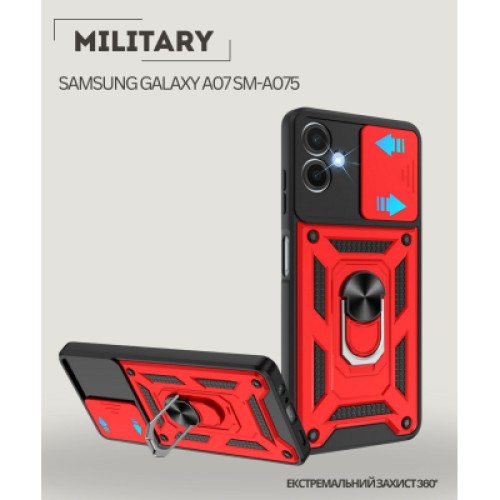 Чехол для мобильного телефона BeCover Military Samsung Galaxy A07 SM-A075 Red (713900) Чехол для мобильного телефона BeCover Military Samsung Galaxy A07 SM-A075 Red (713900)