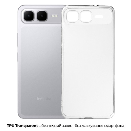 Чехол для мобильного телефона BeCover Silicone Infinix Smart 10 Plus (X6725B) Transparent (713765) Чехол для мобильного телефона BeCover Silicone Infinix Smart 10 Plus (X6725B) Transparent (713765)