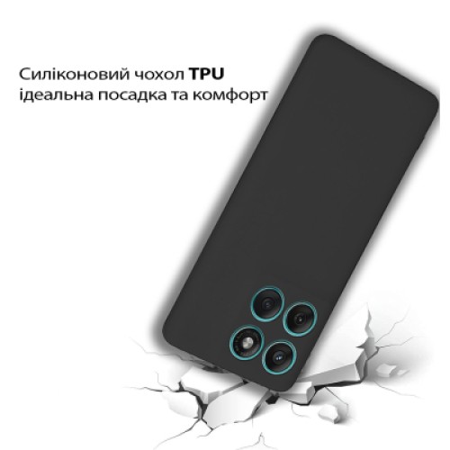 Чехол для мобильного телефона BeCover Silicone Motorola Edge 60 Black (713770) Чехол для мобильного телефона BeCover Silicone Motorola Edge 60 Black (713770)