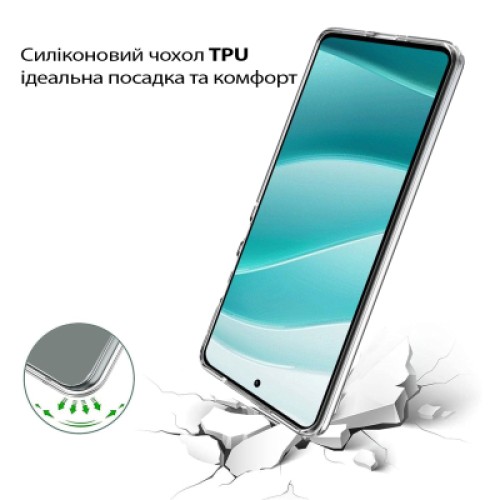 Чехол для мобильного телефона BeCover Silicone Motorola Edge 60 Transparent (713771) Чехол для мобильного телефона BeCover Silicone Motorola Edge 60 Transparent (713771)