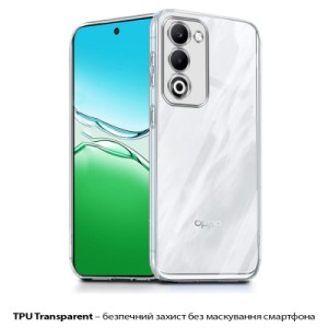 Чехол для мобильного телефона BeCover Silicone Oppo A5 2025 4G/5G Transparent (713882)