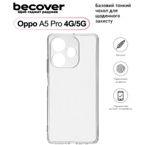 Чехол для мобильного телефона BeCover Silicone Oppo A5 Pro 4G/5G Transparent (713787)