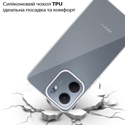 Чехол для мобильного телефона BeCover Silicone Oppo A5x 4G/5G Transparent (713789)