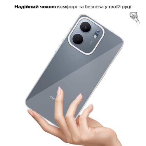 Чехол для мобильного телефона BeCover Silicone Oppo A5x 4G/5G Transparent (713789)