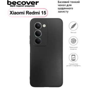 Чехол для мобильного телефона BeCover Silicone Xiaomi Redmi 15 Black (713782)