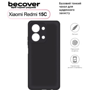Чехол для мобильного телефона BeCover Silicone Xiaomi Redmi 15С 4G/5G Black (713784)