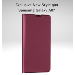 Чохол до мобільного телефона BeCover Exclusive New Style Samsung Galaxy A07 SM-A075 Red Wine (713893)