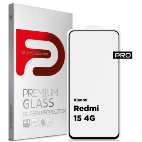 Стекло защитное Armorstandart Pro Xiaomi Redmi 15 4G (ARM85415) Стекло защитное Armorstandart Pro Xiaomi Redmi 15 4G (ARM85415)