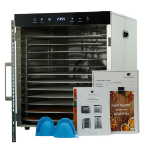 Сушка для овощей и фруктов Tekhniko DH-10HB-SS Сушка для овощей и фруктов Tekhniko DH-10HB-SS