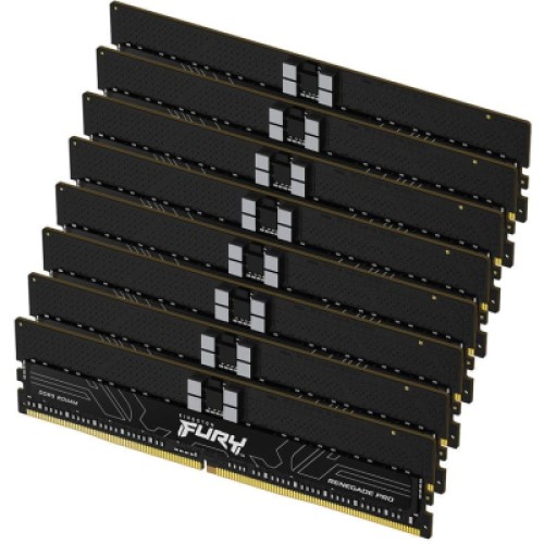 Модуль памяти для сервера Kingston 6000MT/s DDR5 ECC Reg CL32 DIMM (Kit of 8) FURY Renegade Pro XMP (KF560R32RBK8-256) Модуль памяти для сервера Kingston 6000MT/s DDR5 ECC Reg CL32 DIMM (Kit of 8) FURY Renegade Pro XMP (KF560R32RBK8-256)