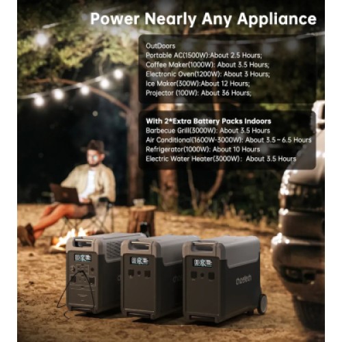 Зарядная станция Choetech BS066 3600W, 3840Wh (BS066-Main) Зарядная станция Choetech BS066 3600W, 3840Wh (BS066-Main)