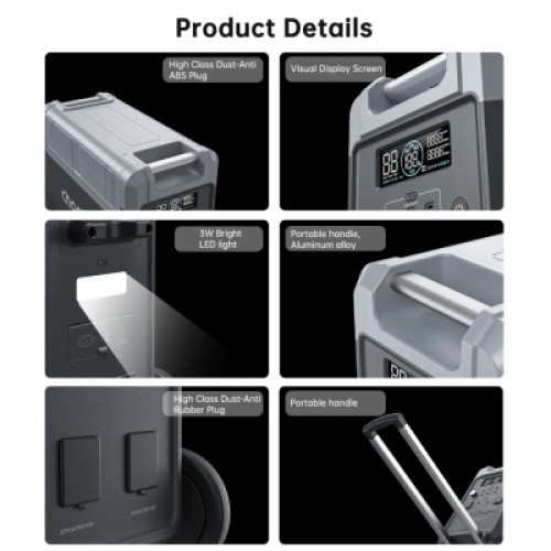 Зарядная станция Choetech BS066 3600W, 3840Wh (BS066-Main) Зарядная станция Choetech BS066 3600W, 3840Wh (BS066-Main)