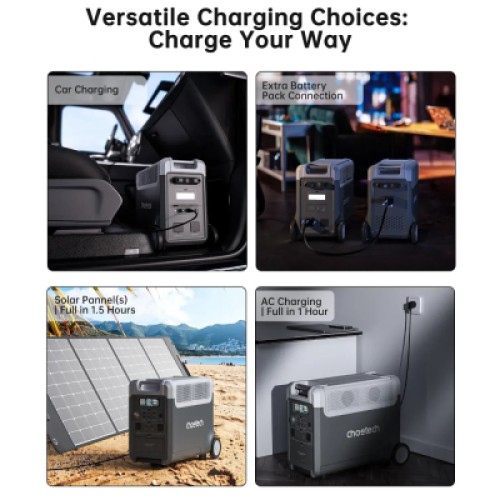 Зарядная станция Choetech BS066 3600W, 3840Wh (BS066-Main) Зарядная станция Choetech BS066 3600W, 3840Wh (BS066-Main)