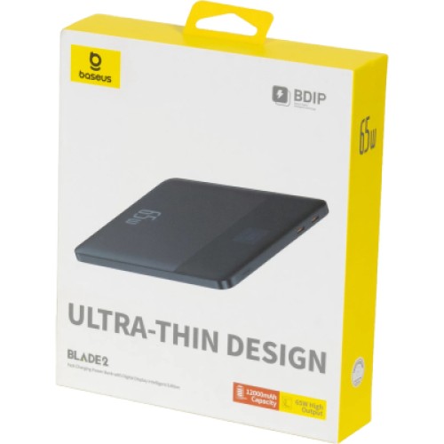 Батарея универсальная Baseus Blade2 Fast 12000mAh 65W, Blue (P10063801323-00)