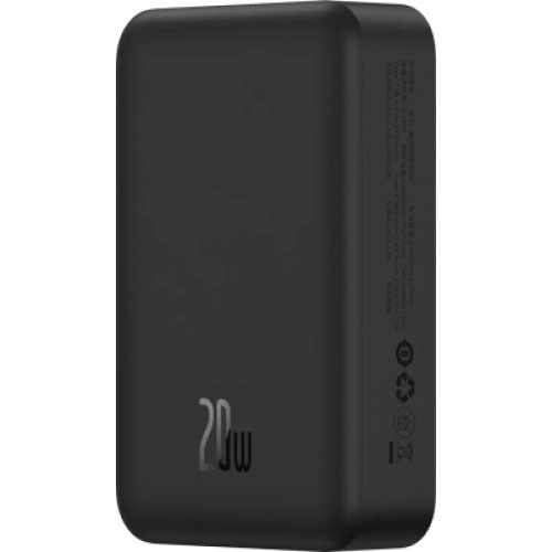 Батарея универсальная Baseus Magnetic Mini Wireless 20000mAh 20W, Black (PPCX150001)
