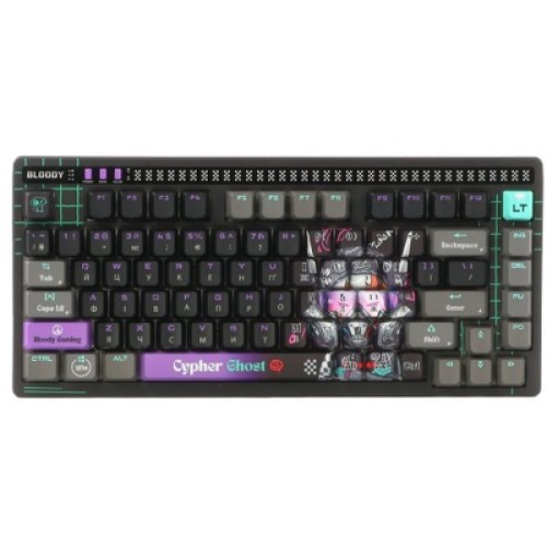 Клавиатура A4Tech AT75 RGB USB UA Cypher Ghost (4711421001830) Клавиатура A4Tech AT75 RGB USB UA Cypher Ghost (4711421001830)