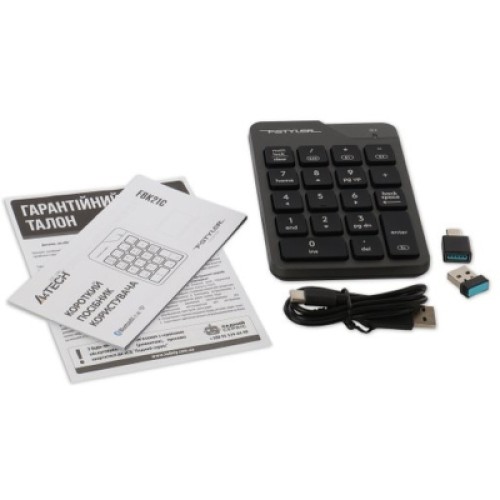 Клавиатура A4Tech FBK21C Wireless/Bluetooth Smoky Grey (4711421995108)