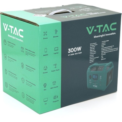 Зарядная станция V-TAC 300W 288Wh (VT-303N)