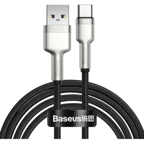 Дата кабель USB-C to USB-C 2.0m 66W metal Baseus (CAKF000201)