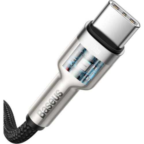 Дата кабель USB-C to USB-C 1.0m 100W metal black Baseus (CATJK-C01) Дата кабель USB-C to USB-C 1.0m 100W metal black Baseus (CATJK-C01)