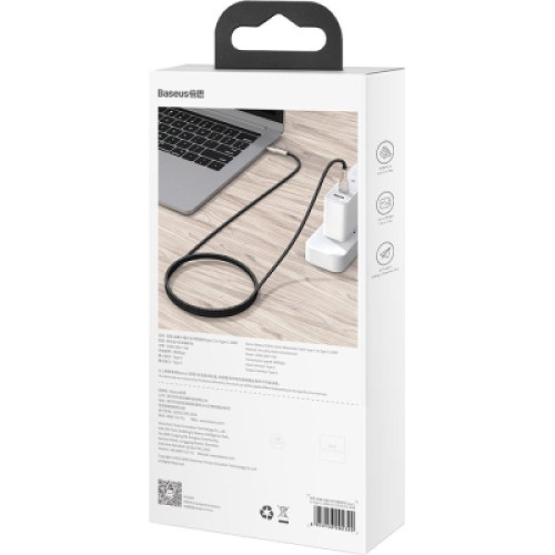 Дата кабель USB-C to USB-C 1.0m 100W metal black Baseus (CATJK-C01) Дата кабель USB-C to USB-C 1.0m 100W metal black Baseus (CATJK-C01)