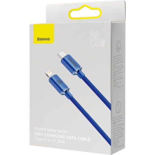 Дата кабель USB-C to Lightning 1.2m 20W blue Baseus (CAJY000203) Дата кабель USB-C to Lightning 1.2m 20W blue Baseus (CAJY000203)