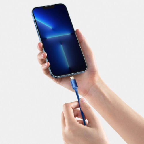Дата кабель USB-C to Lightning 1.2m 20W blue Baseus (CAJY000203) Дата кабель USB-C to Lightning 1.2m 20W blue Baseus (CAJY000203)