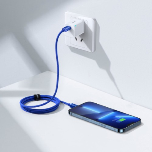Дата кабель USB-C to Lightning 1.2m 20W blue Baseus (CAJY000203) Дата кабель USB-C to Lightning 1.2m 20W blue Baseus (CAJY000203)