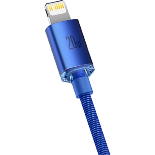 Дата кабель USB-C to Lightning 2.0m 20W blue Baseus (CAJY000303) Дата кабель USB-C to Lightning 2.0m 20W blue Baseus (CAJY000303)