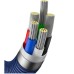 Дата кабель USB-C to Lightning 2.0m 20W blue Baseus (CAJY000303) Дата кабель USB-C to Lightning 2.0m 20W blue Baseus (CAJY000303)