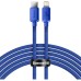 Дата кабель USB-C to Lightning 2.0m 20W blue Baseus (CAJY000303) Дата кабель USB-C to Lightning 2.0m 20W blue Baseus (CAJY000303)