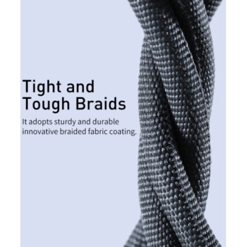 Дата кабель USB 2.0 AM to Lightning 1.2m 2.4A black Baseus (CAJY000001) Дата кабель USB 2.0 AM to Lightning 1.2m 2.4A black Baseus (CAJY000001)