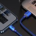 Дата кабель USB 2.0 AM to Lightning 1.2m 2.4A blue Baseus (CAJY000003) Дата кабель USB 2.0 AM to Lightning 1.2m 2.4A blue Baseus (CAJY000003)