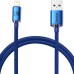 Дата кабель USB 2.0 AM to Lightning 1.2m 2.4A blue Baseus (CAJY000003) Дата кабель USB 2.0 AM to Lightning 1.2m 2.4A blue Baseus (CAJY000003)