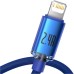 Дата кабель USB 2.0 AM to Lightning 2.0m 2.4A blue Baseus (CAJY000103) Дата кабель USB 2.0 AM to Lightning 2.0m 2.4A blue Baseus (CAJY000103)